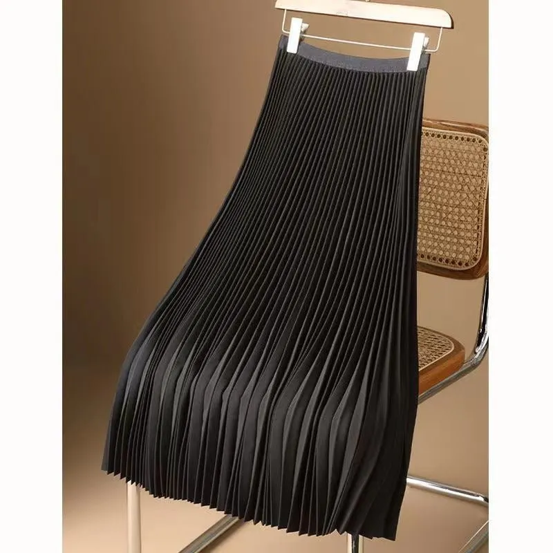 Pre Order:  Classic Pleated Midi Skirt