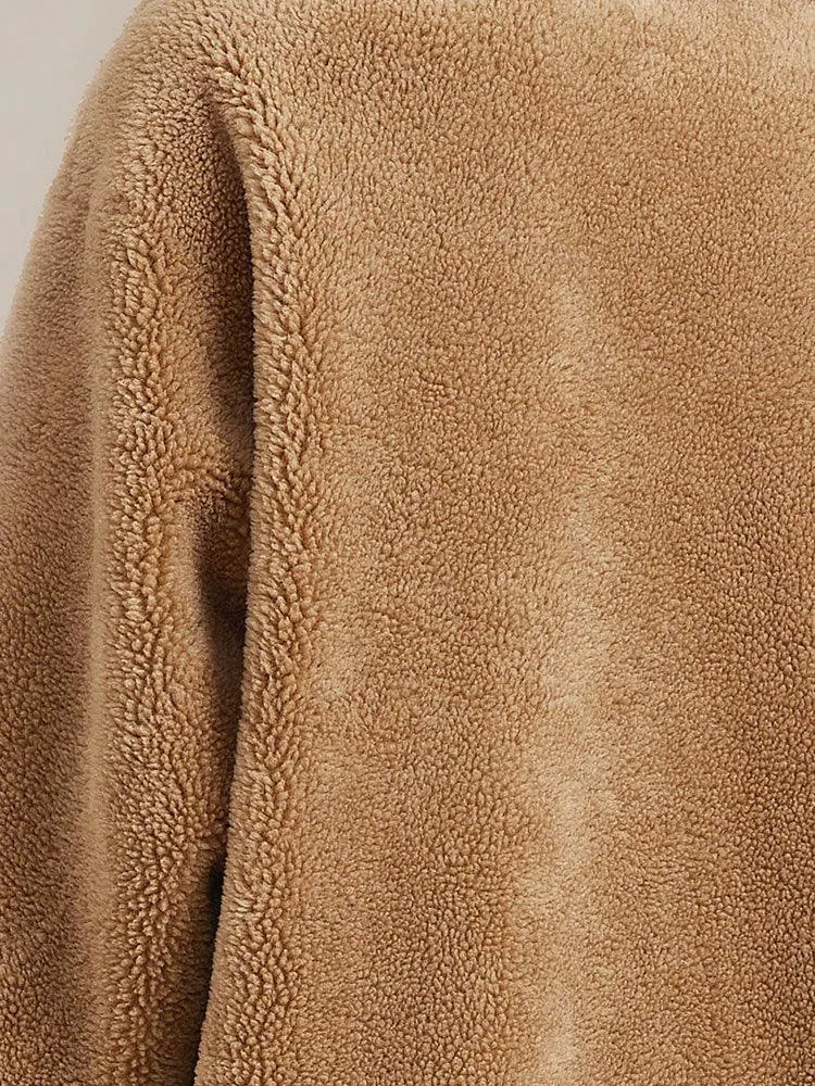 Pre-Order Full Lamb Wool Oversized Teddy Overcoat