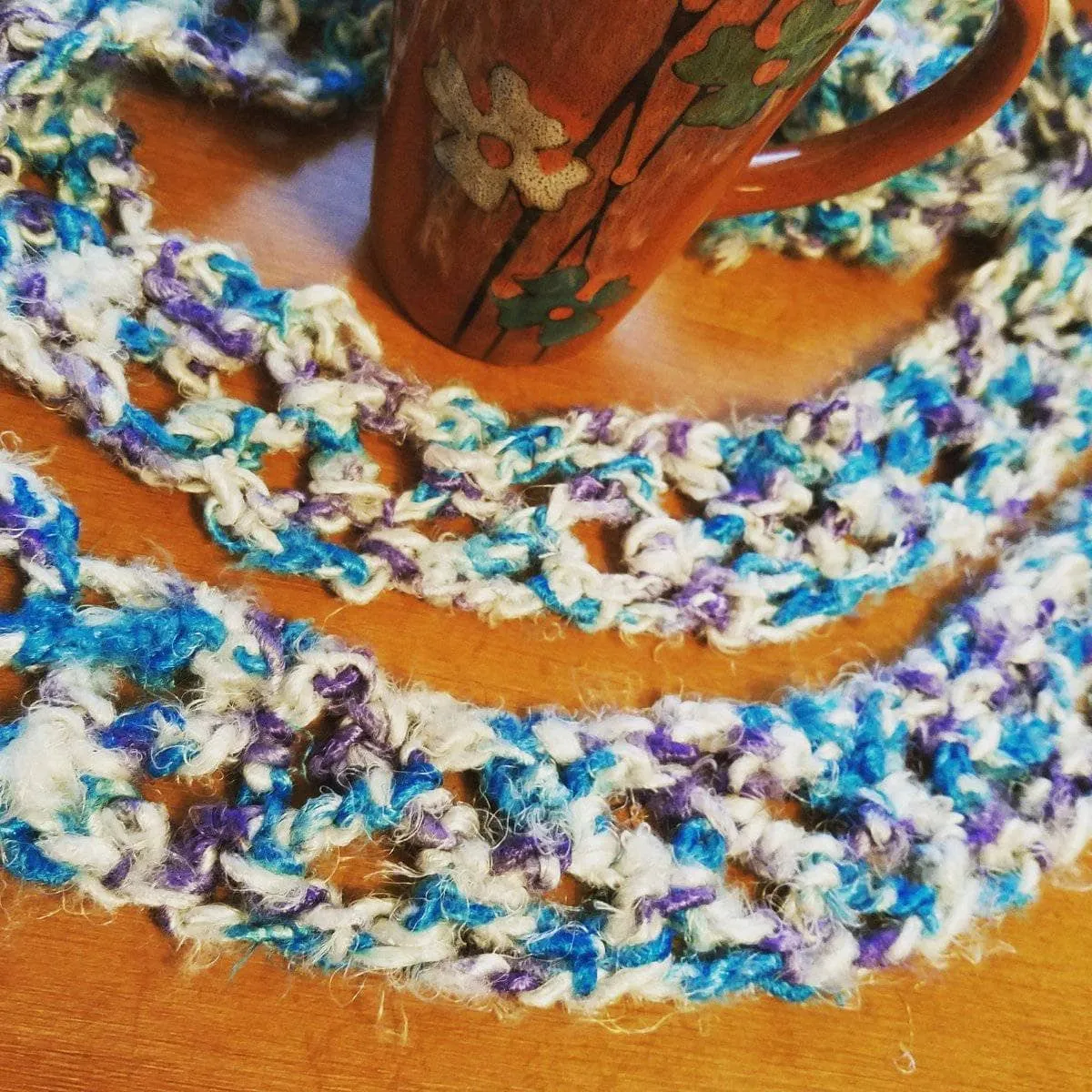 Rainy Day Infinity Scarf Crochet Pattern