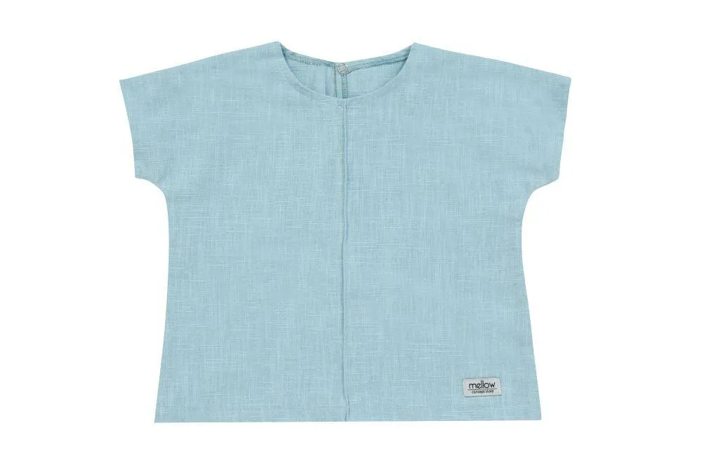 Ramie Baby/Kid Clothing Set - Blue