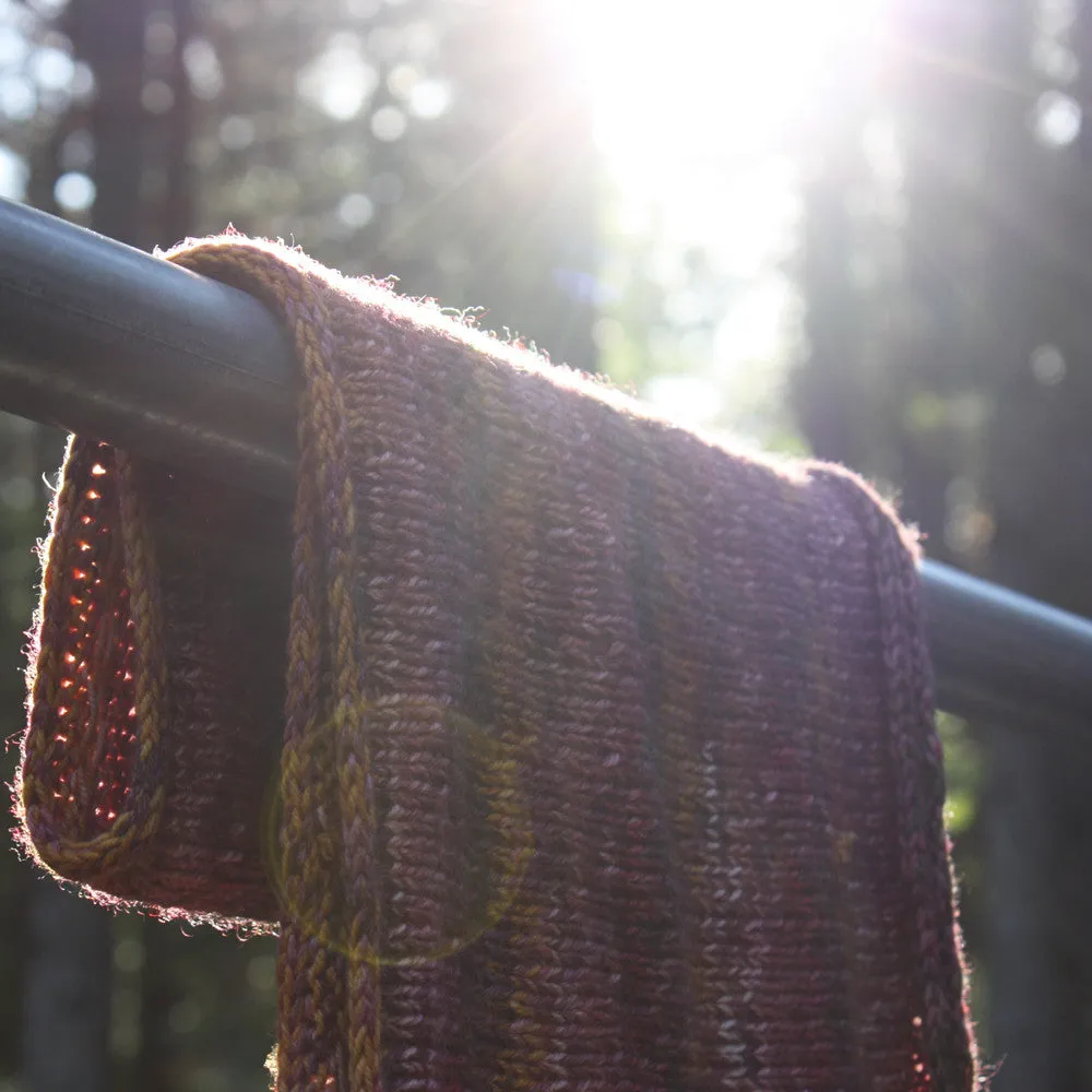 Raye Colourwork Cowl / Infinity Scarf Knitting Pattern for Mini Skeins