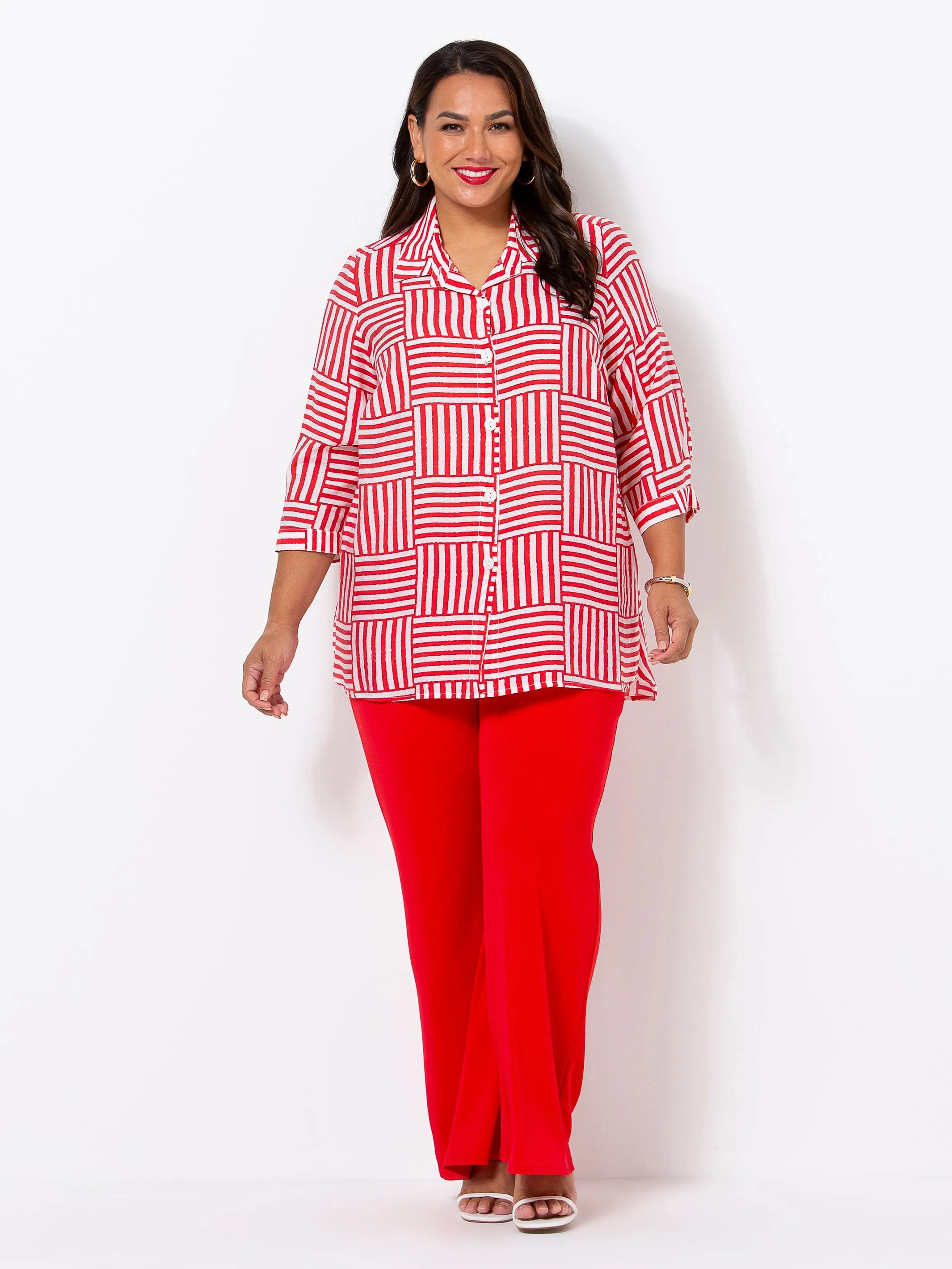 Red Grid Shirt