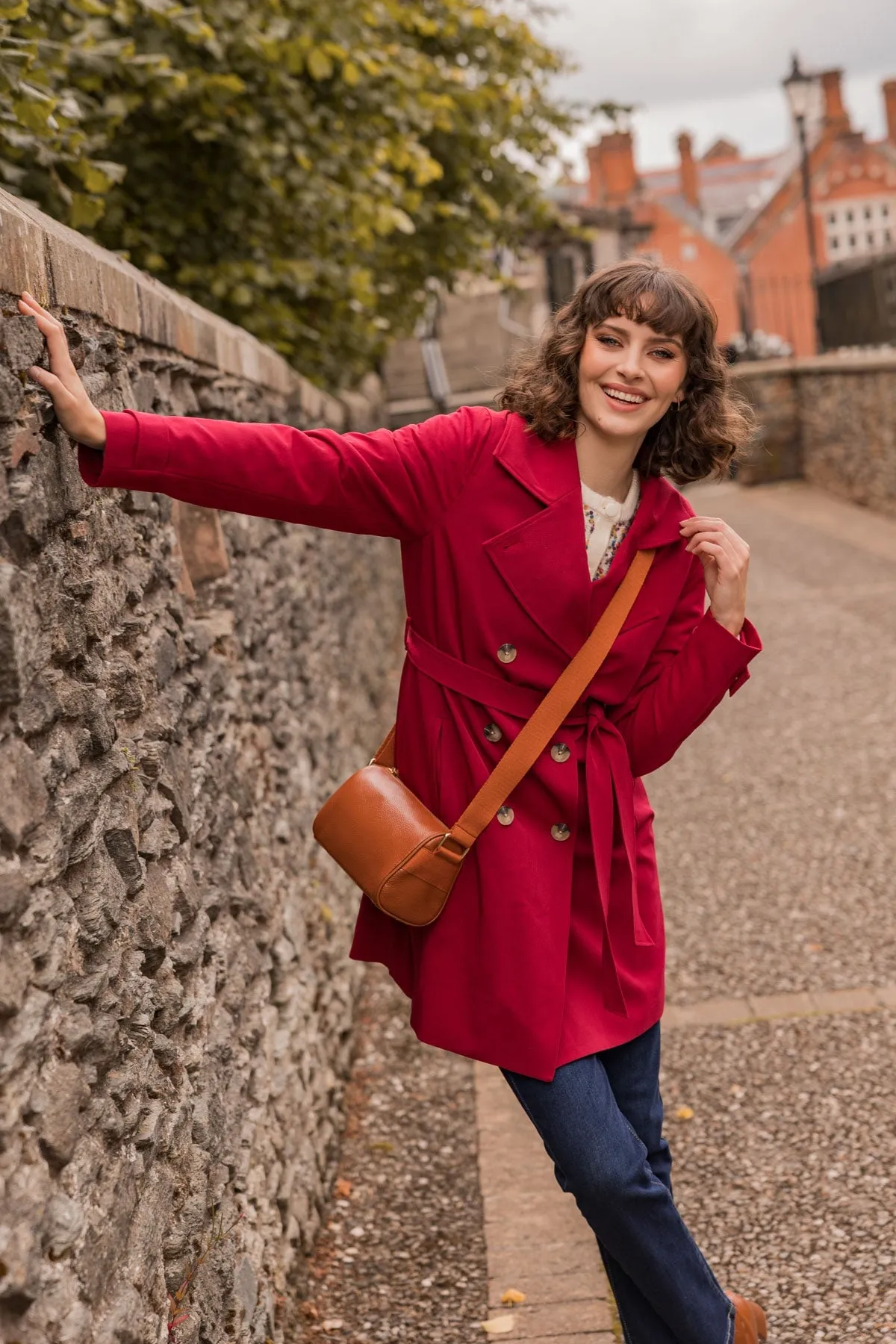 Red Trench Coat