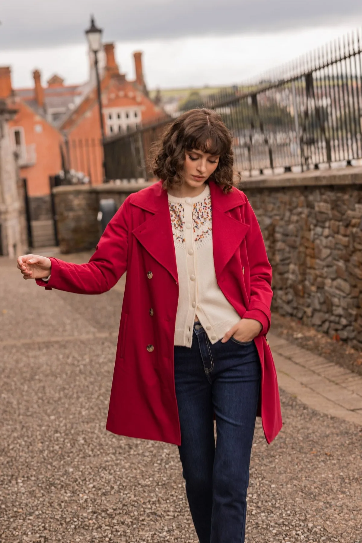 Red Trench Coat