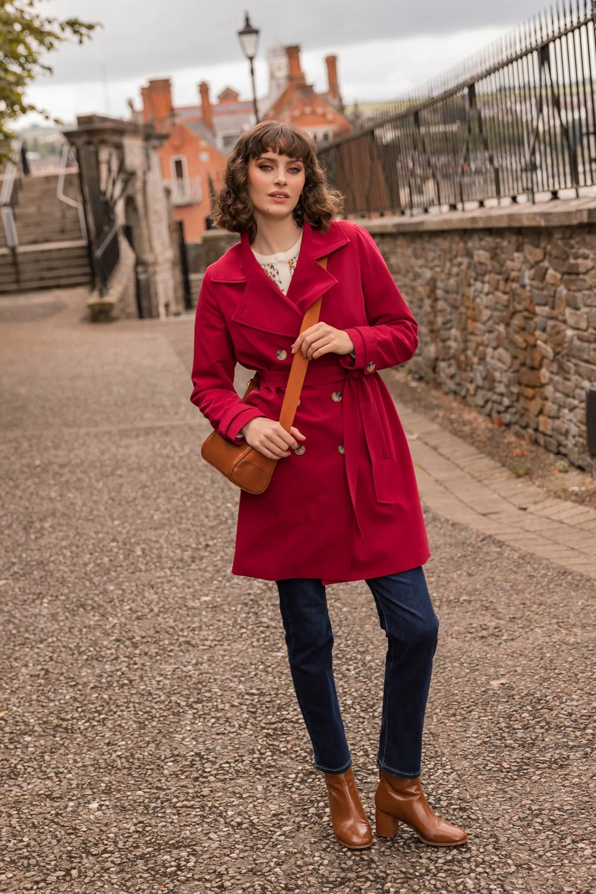 Red Trench Coat