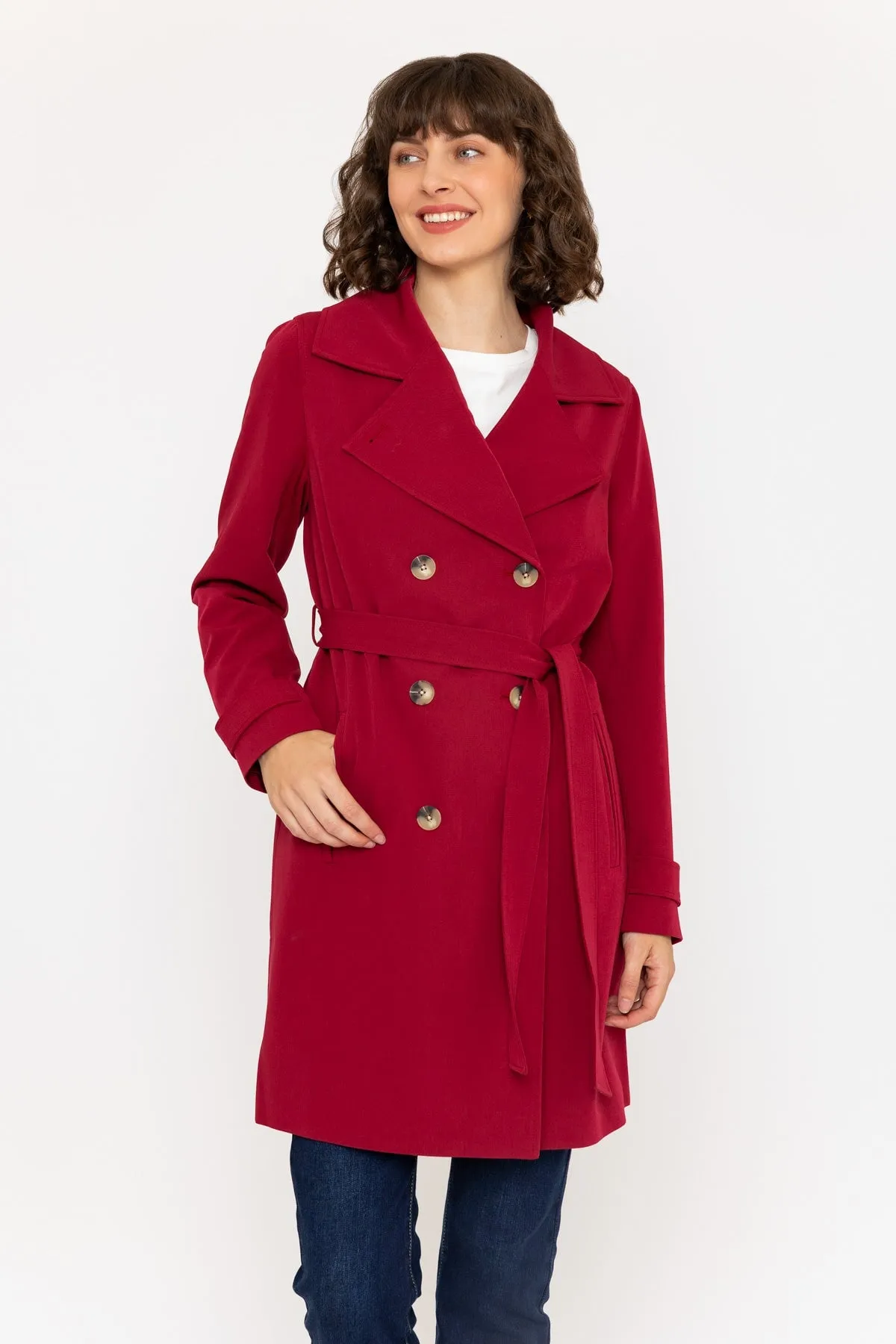 Red Trench Coat