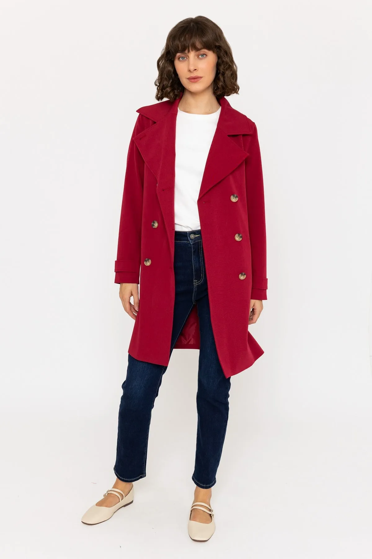 Red Trench Coat