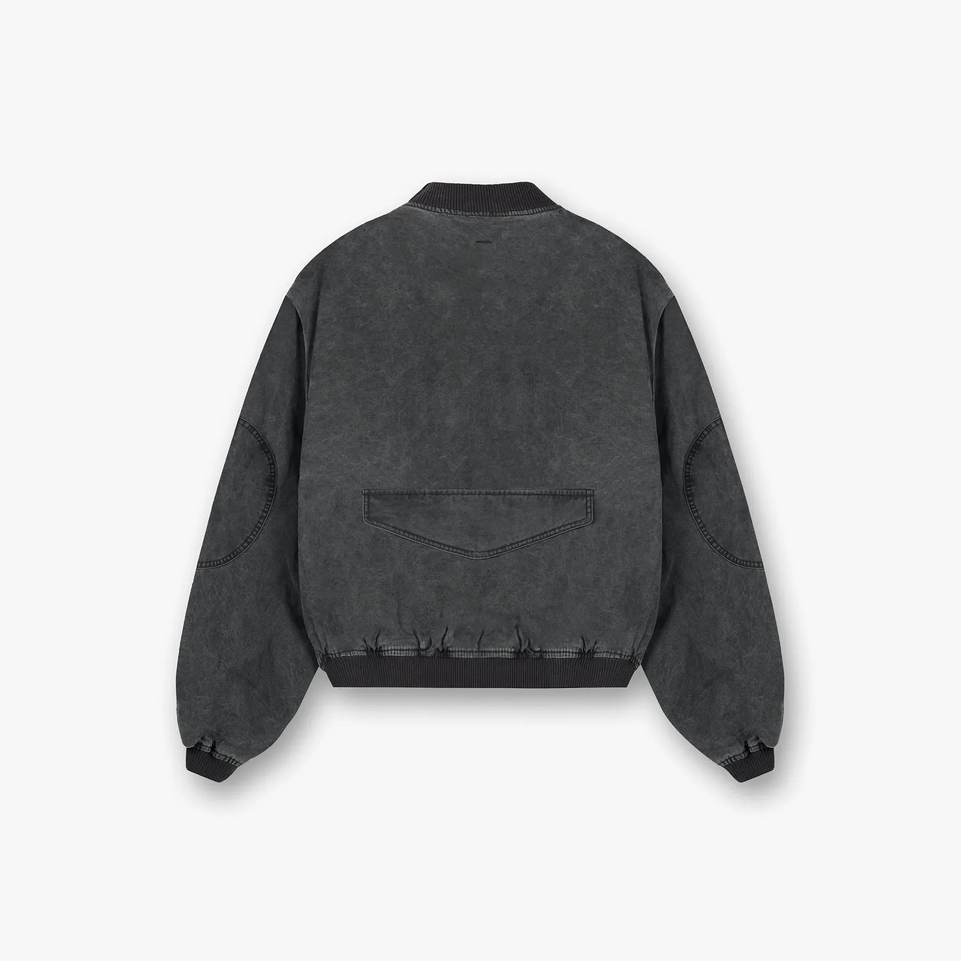 REPRESENT Inset Sleeve Bomber Stained Black