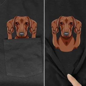 Rock On Dachshund T-Shirt