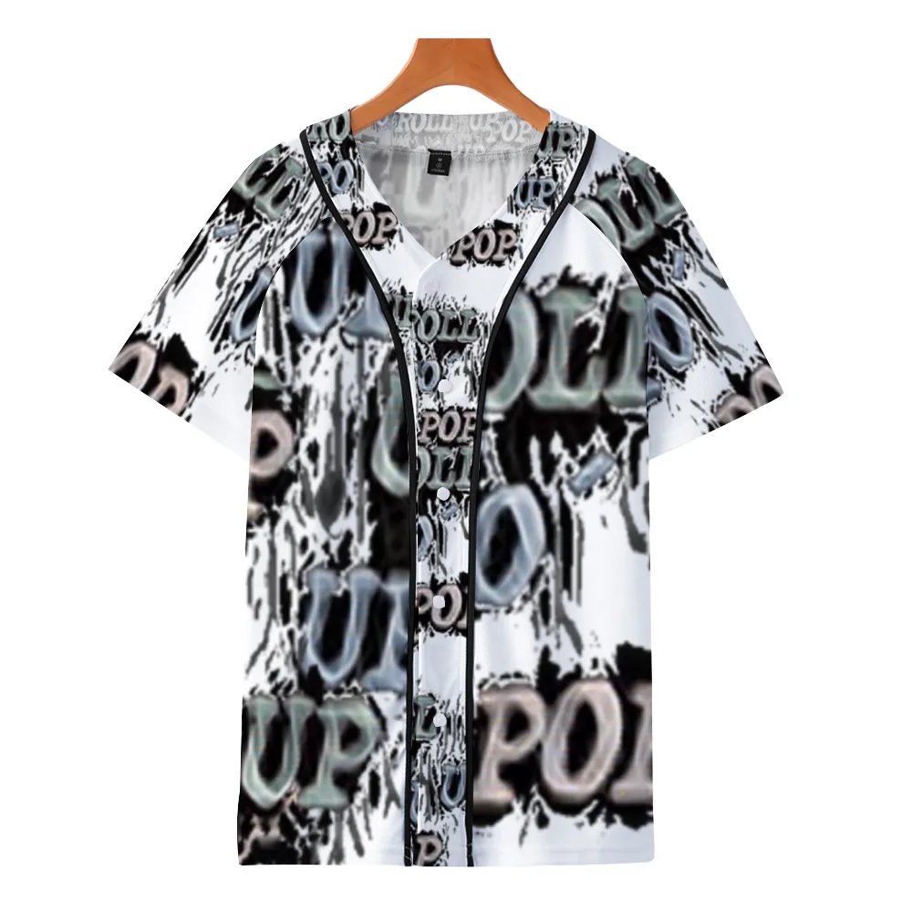 Roll Up Po' Up Pop Men's Baseball Jersey Sports Jersey