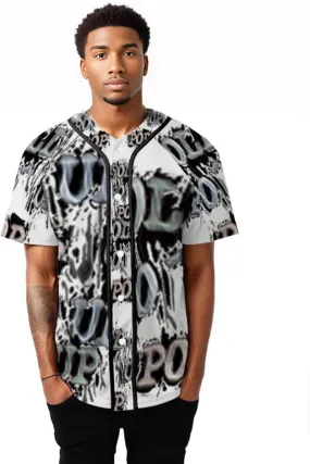 Roll Up Po' Up Pop Men's Baseball Jersey Sports Jersey