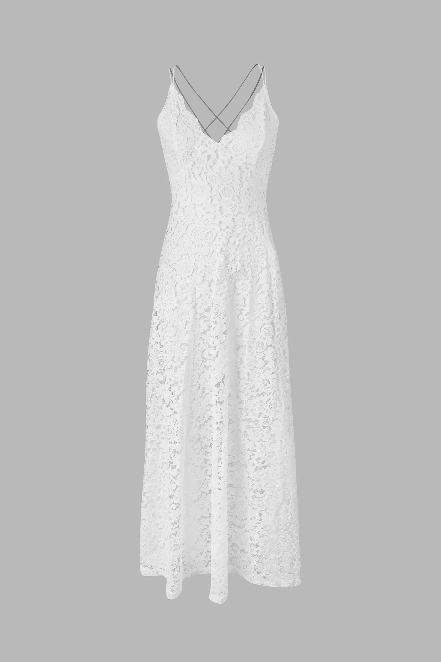 Romance Lace Maxi Cover-Up Dress