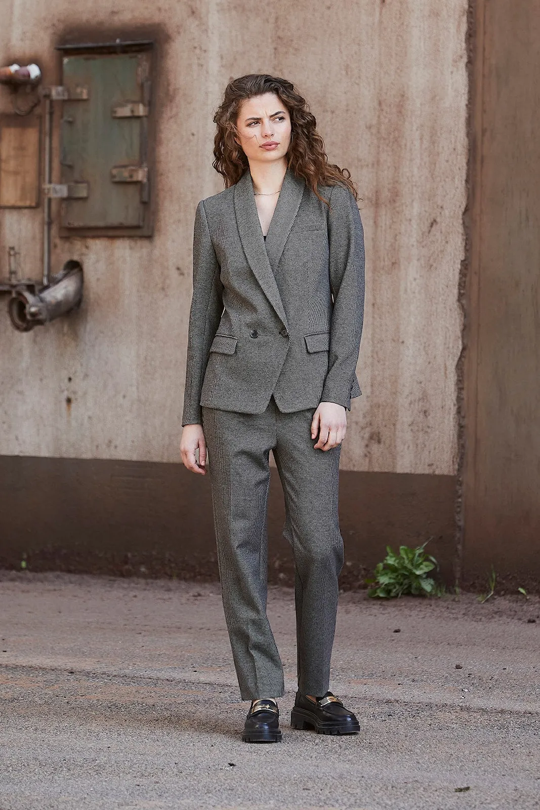 Rue De Femme Olona Check suiting trousers 2347155