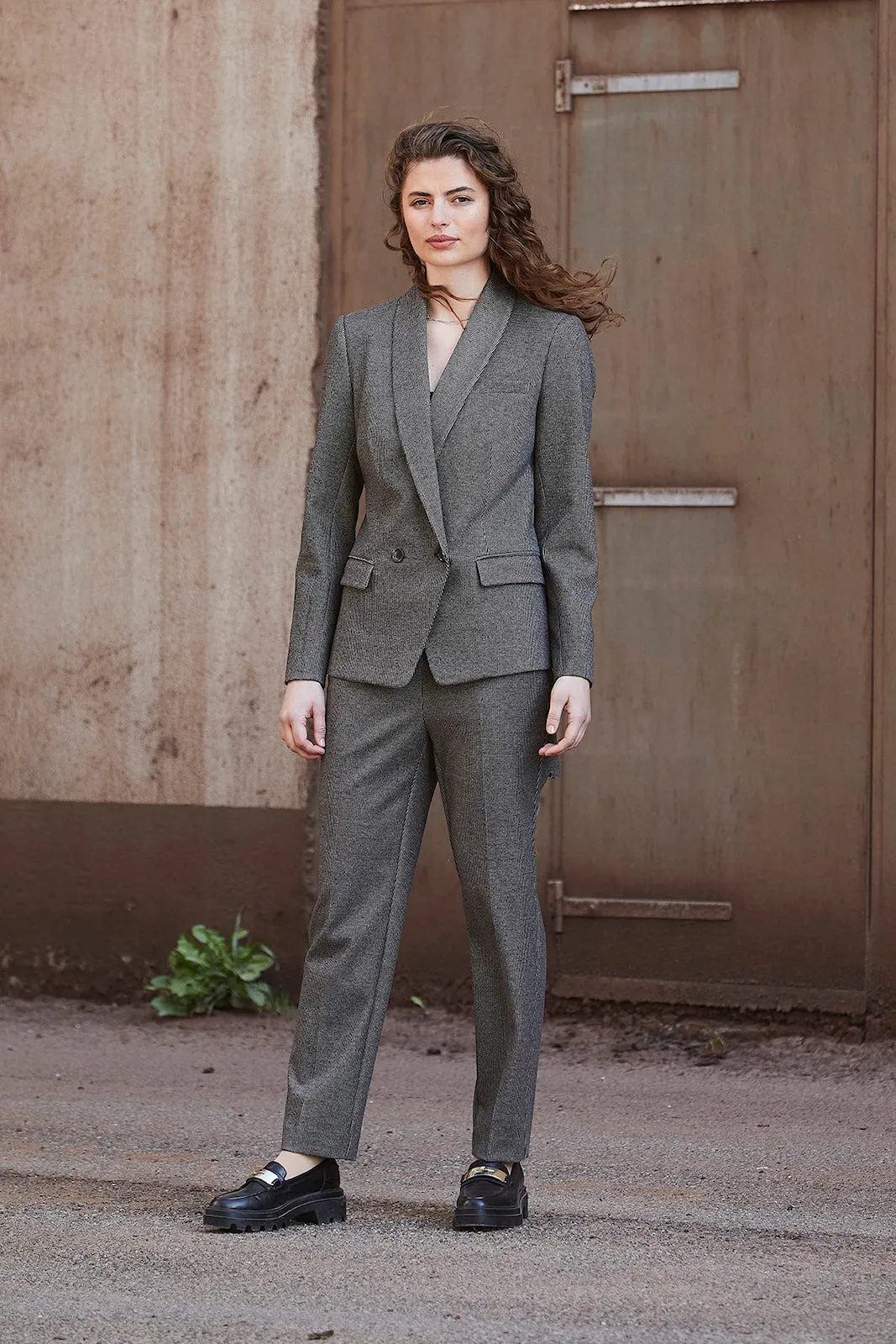 Rue De Femme Olona Check suiting trousers 2347155