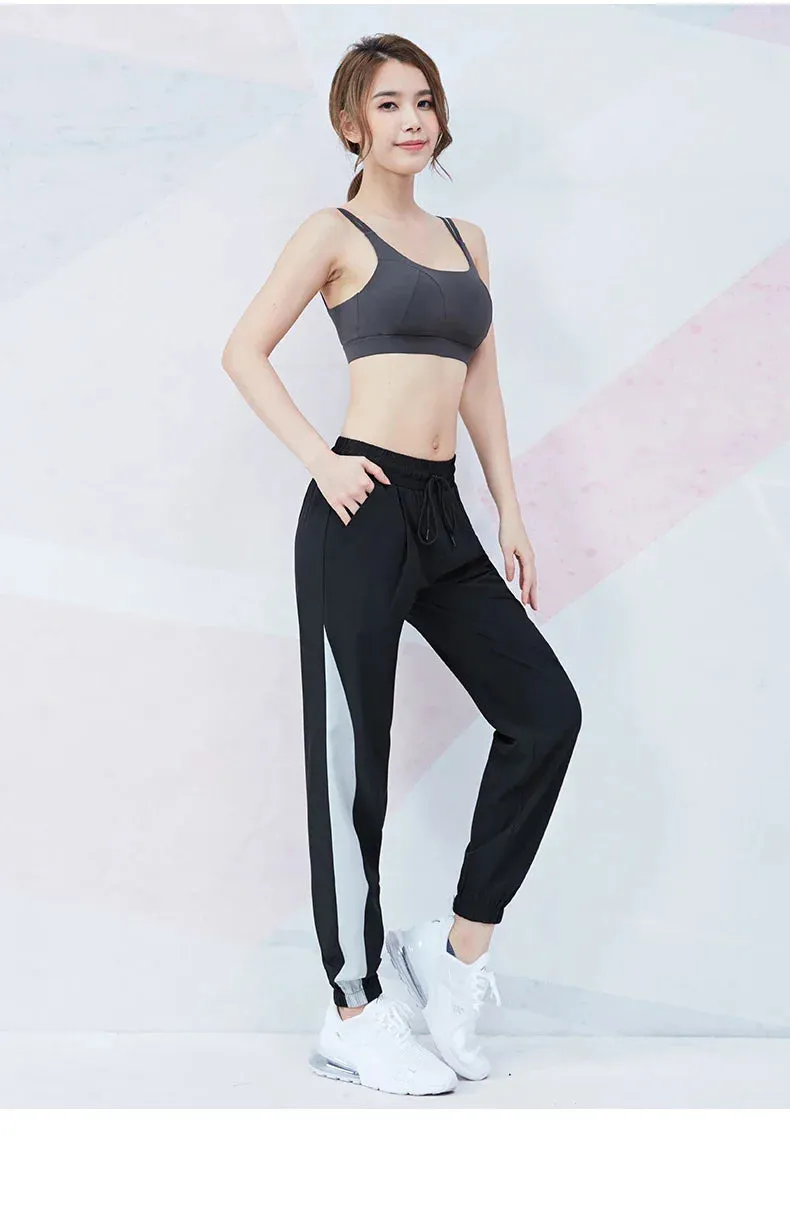 Running Drawstring Waist Femme Gym Yoga Sweatpant