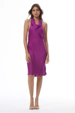 Samantha Halter Dress // Deep Magenta ~ NO RETURNS