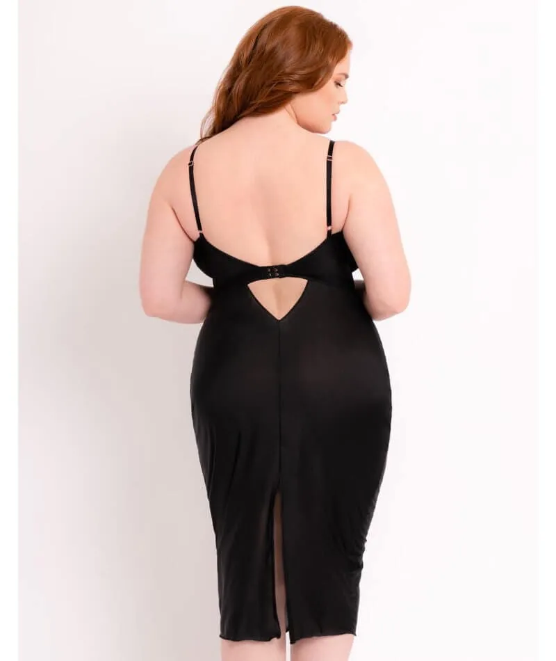 Scantilly After Hours Slip Dress - Black