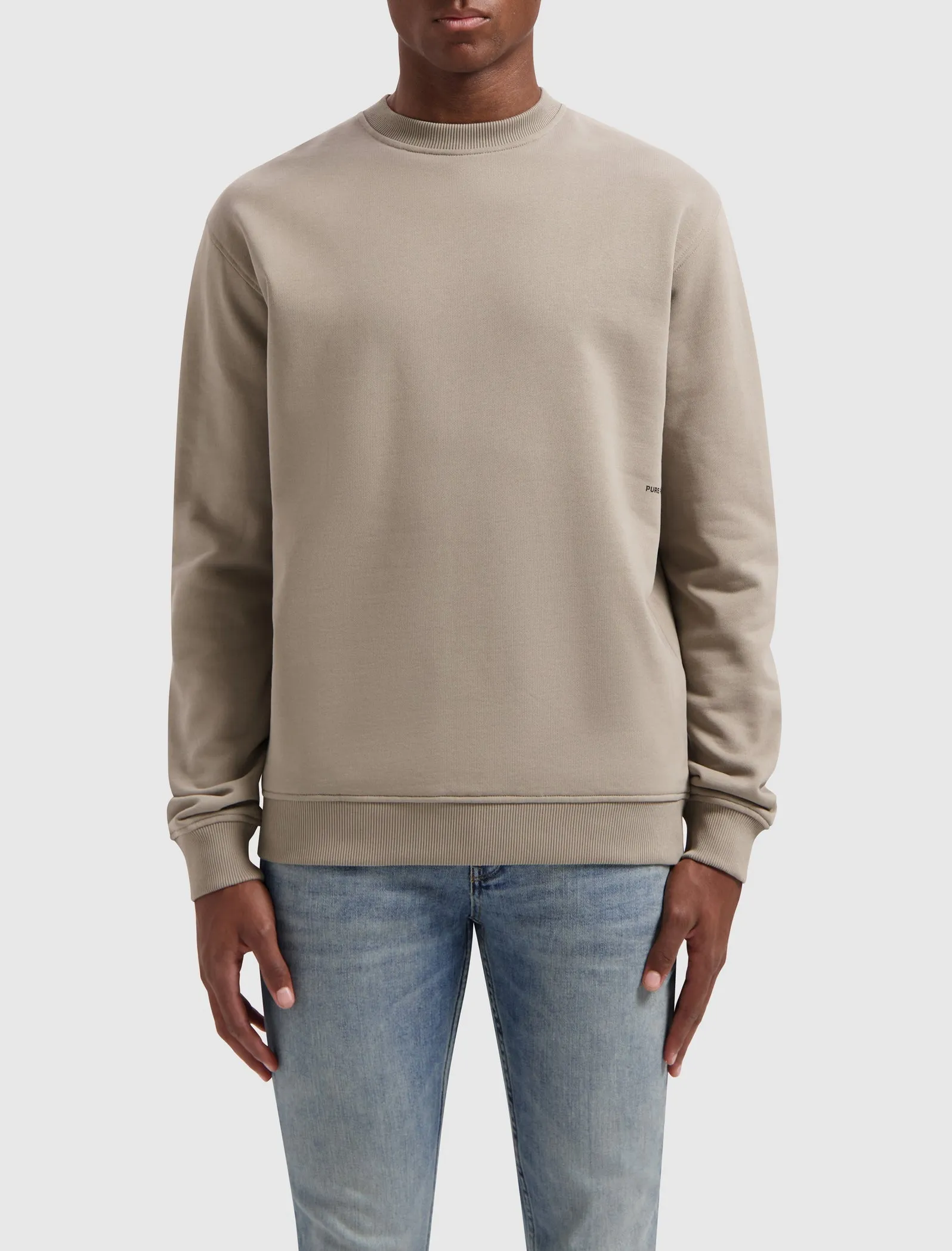 Sideline Wordmark Sweater | Taupe