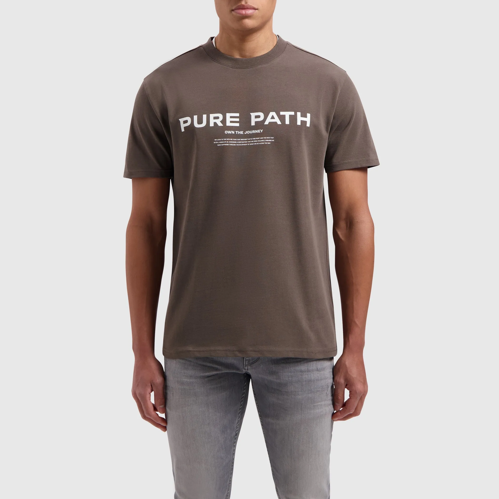 Signature T-shirt | Brown