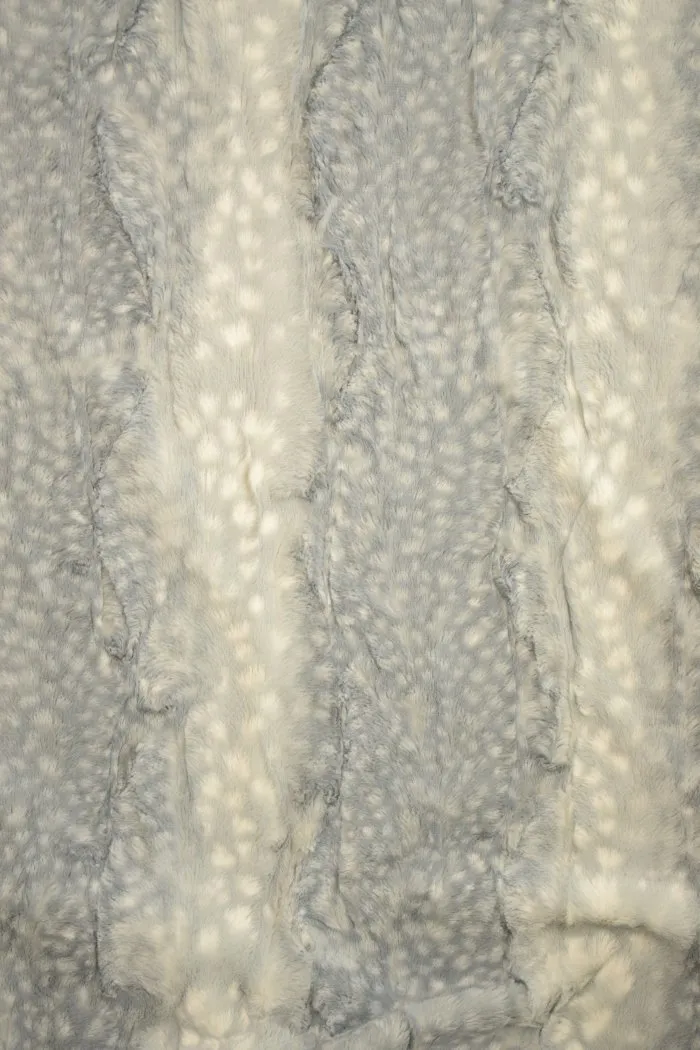 Silver Fawn Minky Infinity Scarf