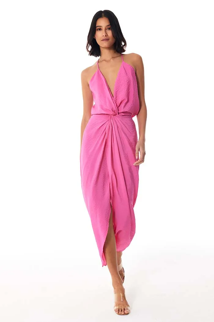 Siren Slip Textured Rayon // Pink Flash