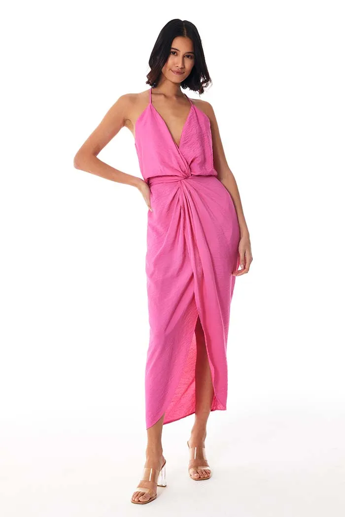 Siren Slip Textured Rayon // Pink Flash