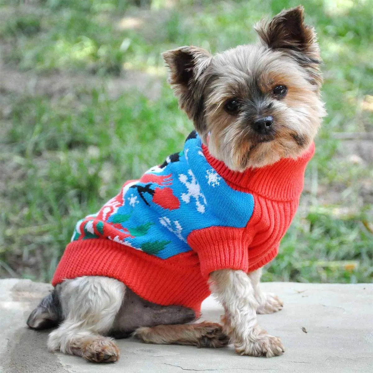 Snowman Holiday Dog Sweater