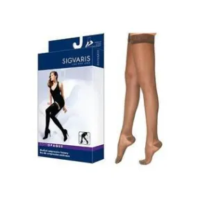 Soft Opaque Thigh High with Grip-Top, 20-30, Medium, Short, Closed, Nude