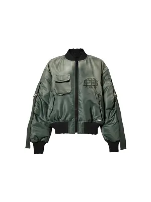 Sole et. Al Revølutiøn Flight Jacket : Military Green