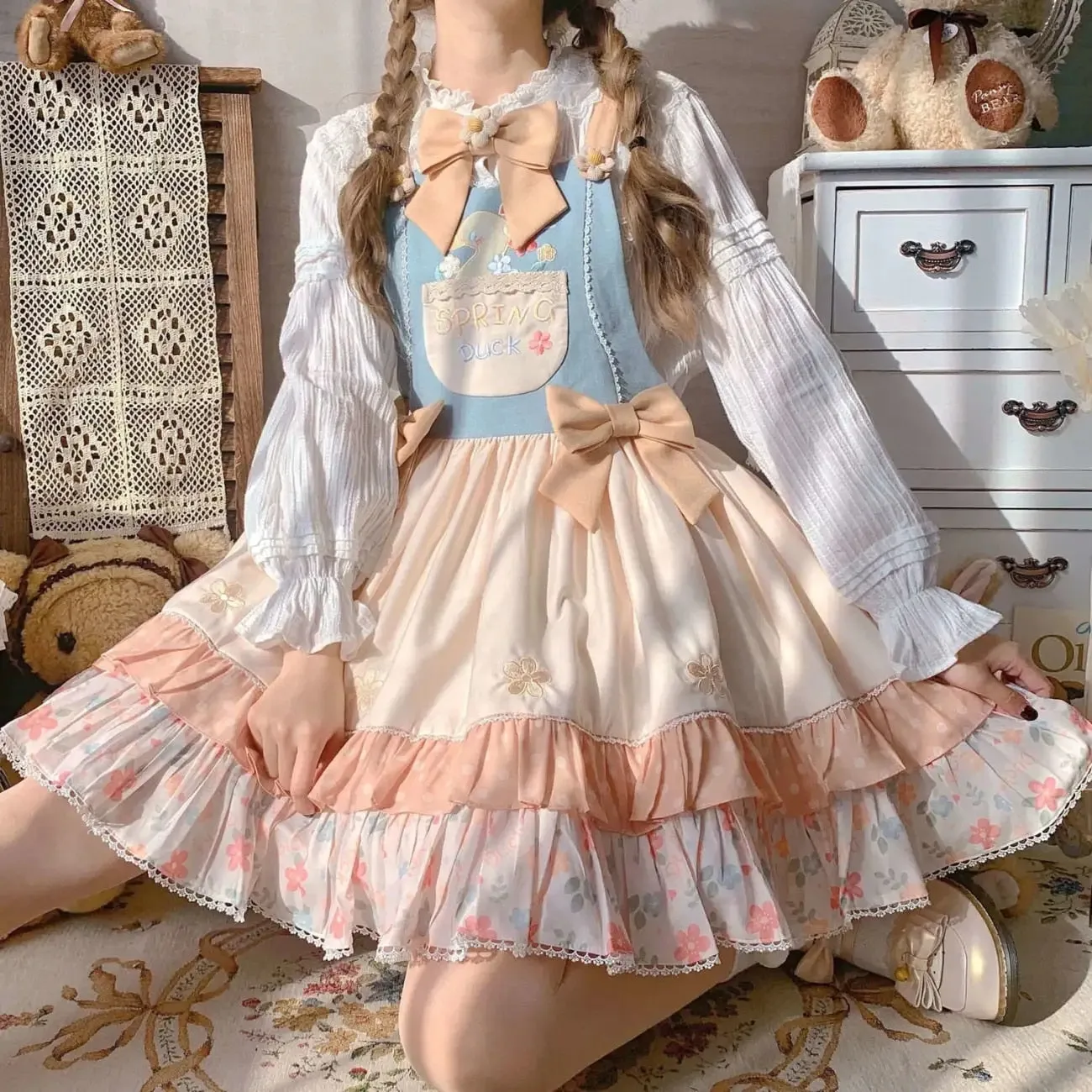 Spring Duckling Lolita Dress