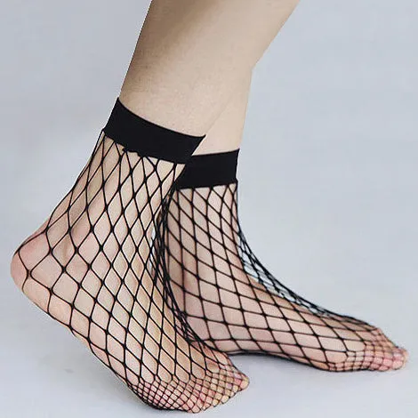 star Party Hollow out sexy pantyhose female Mesh black women transparent stocking slim fishnet stockings hosiery TT091