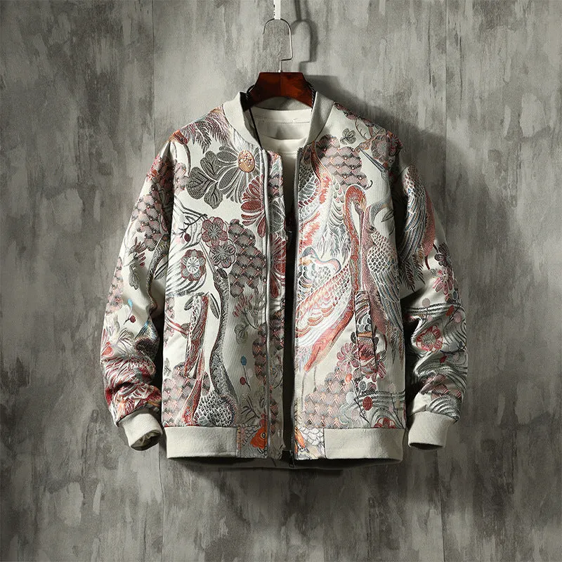 Street Fashion Embroidered Men's Bomber Jackets