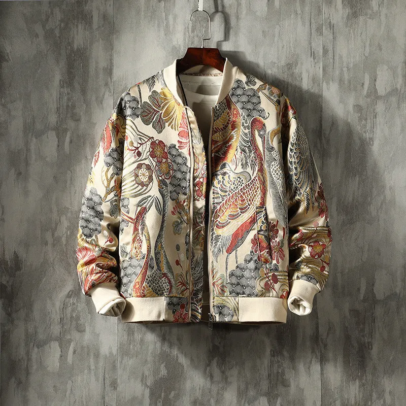 Street Fashion Embroidered Men's Bomber Jackets