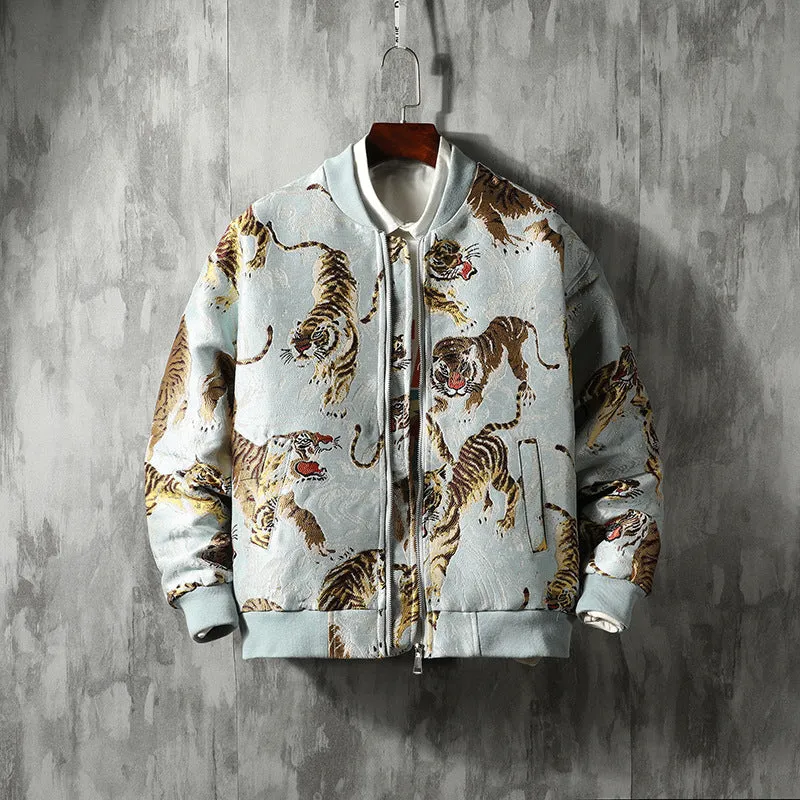 Street Fashion Embroidered Men's Bomber Jackets