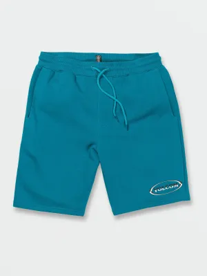 Strike Produce Elastic Waist Shorts - Ocean Teal