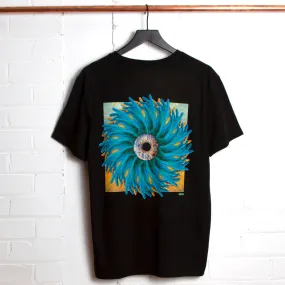 Sun Applause Back Print - Tshirt - Black