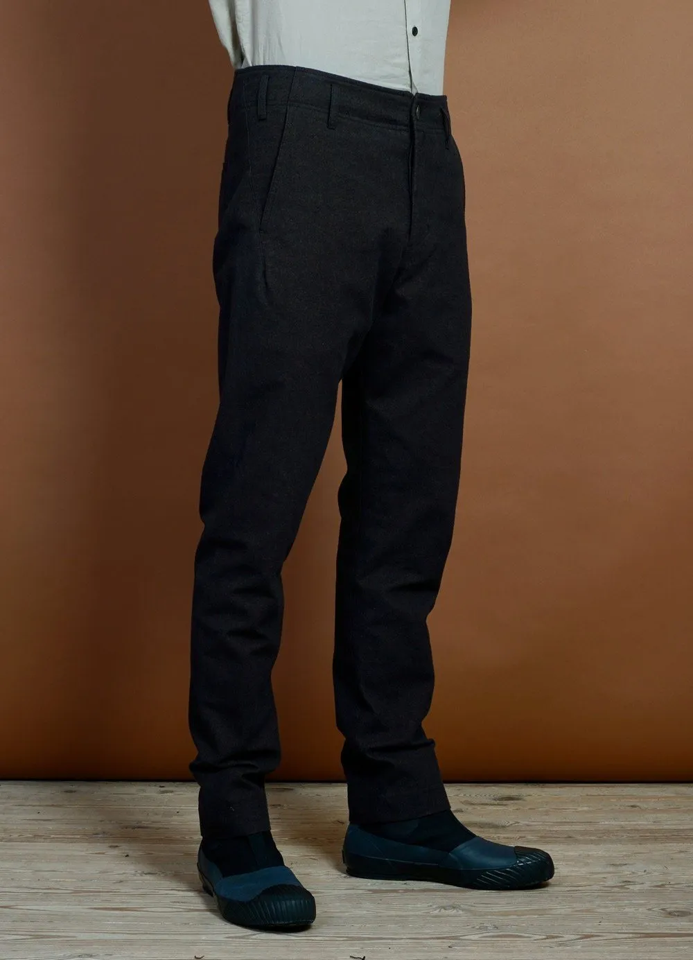 SVENNING | Slim Fit Trousers | Nero