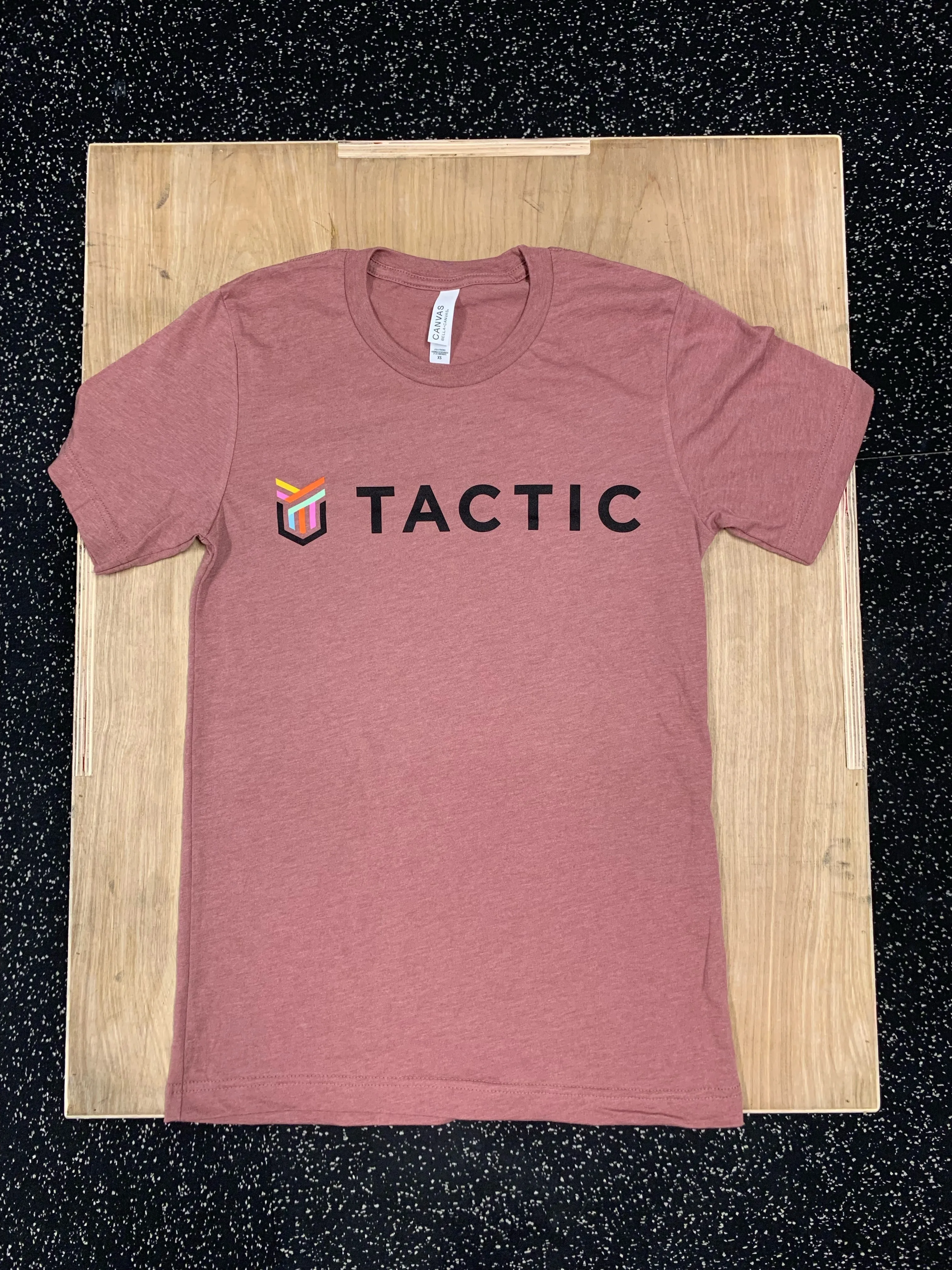 Tactic Wordmark Unisex Tee - Heather Mauve