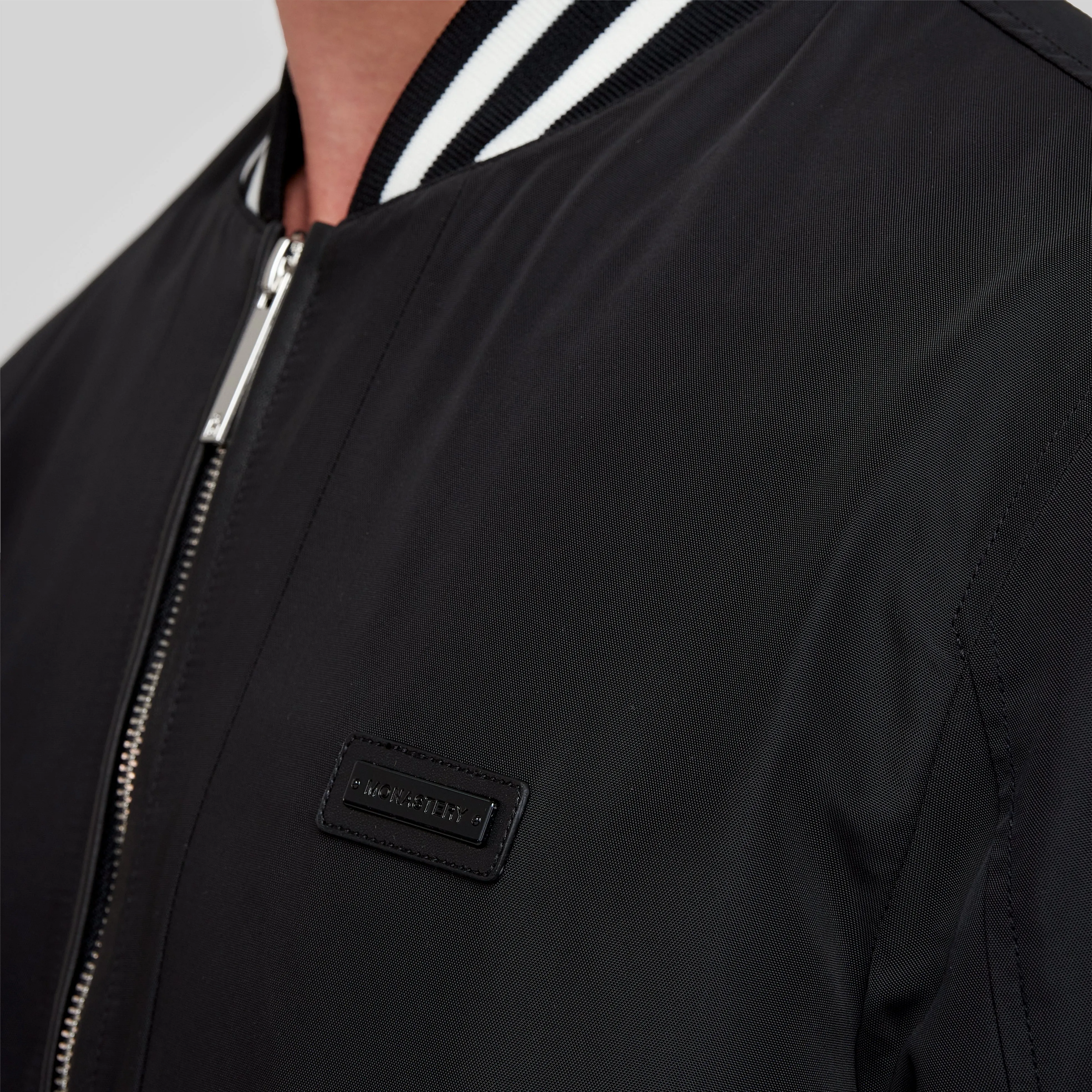 TAW BLACK BOMBER JACKET