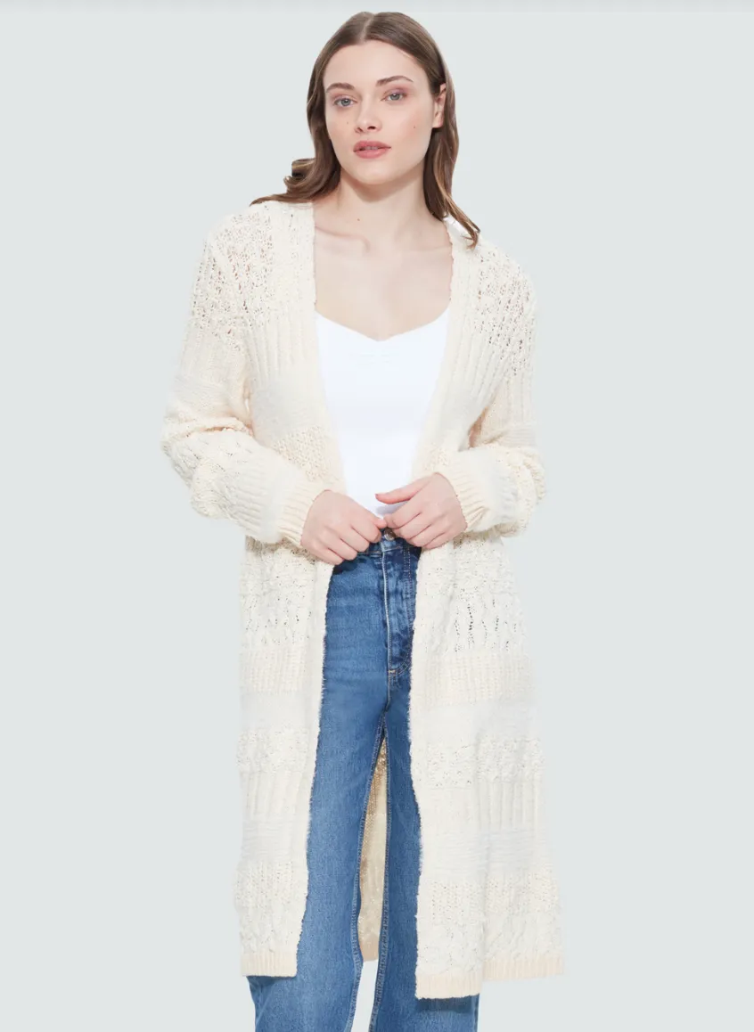 Textured Long Cardi