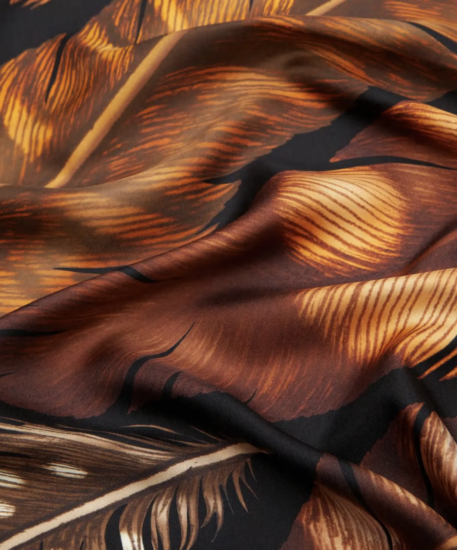 The British Feather Silk Scarf | 90x90cm [Preorder]