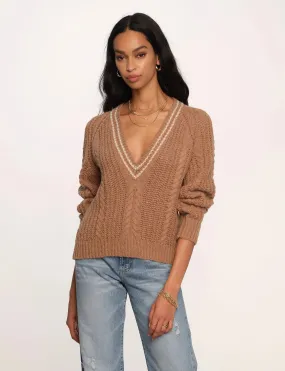 The Felicia Sweater by Heartloom - Taupe