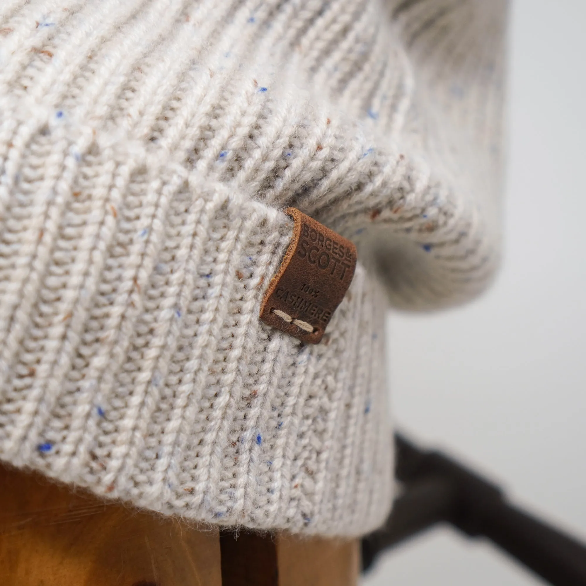 The Fisher - 100% Cashmere - Ladies Thick Knit Hat