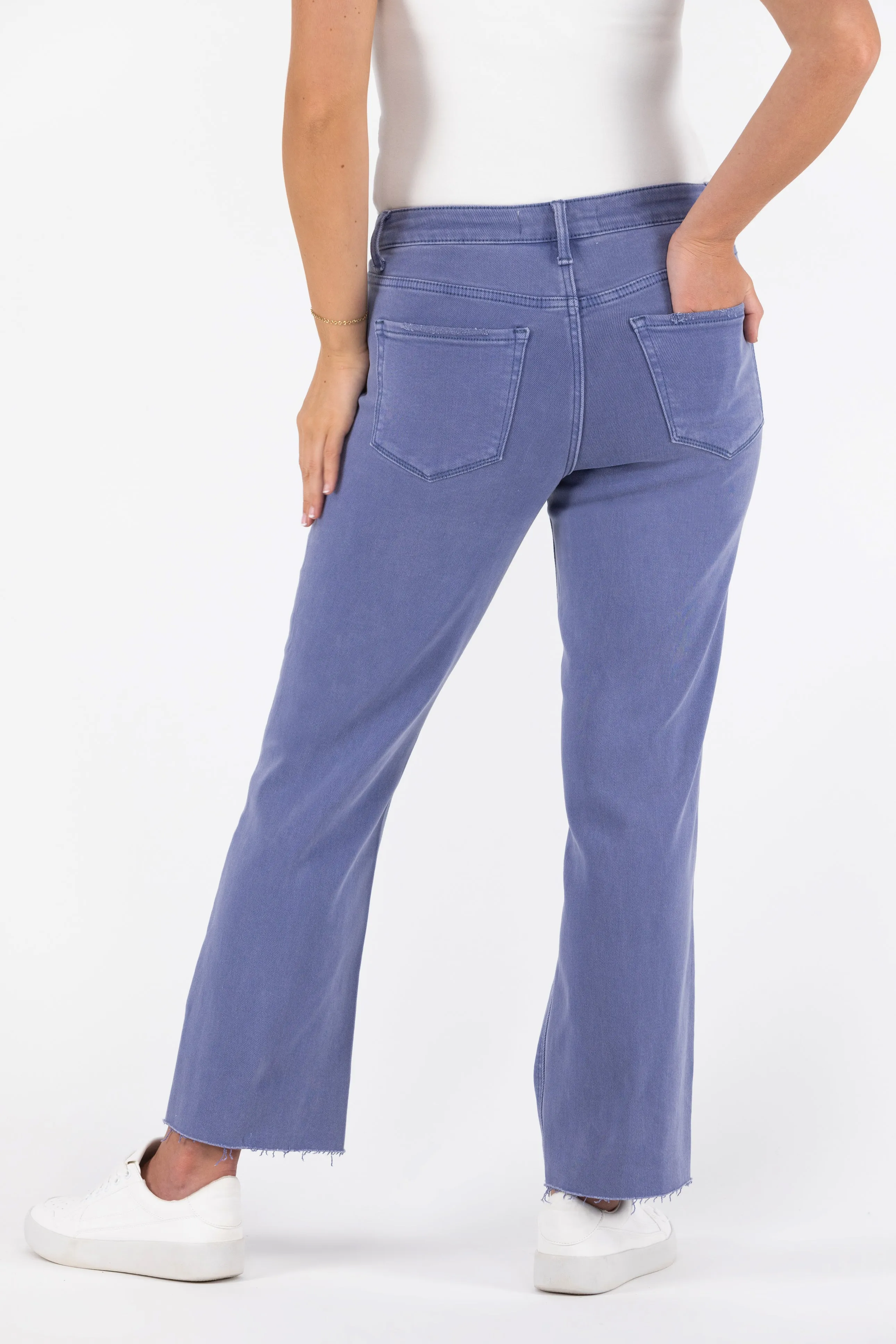 The Kennedy from Lovervet High-Rise Tummy Control Crop Straight Leg Denim