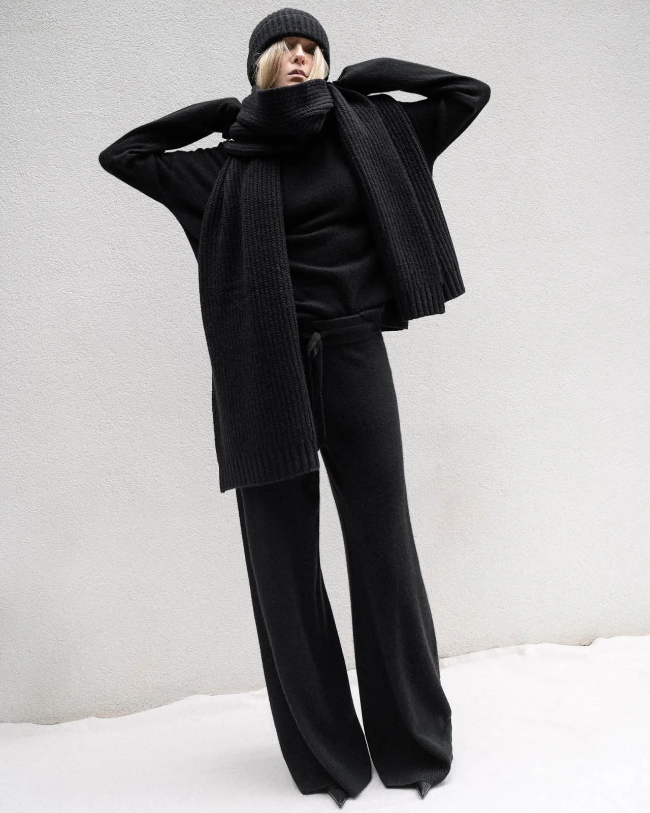 Tori Cashmere Wide Leg Pant