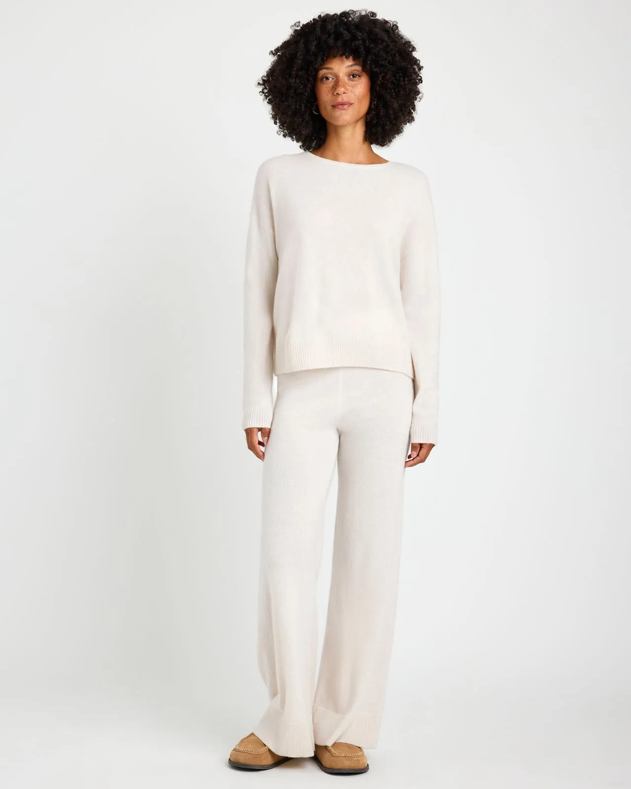 Tori Cashmere Wide Leg Pant