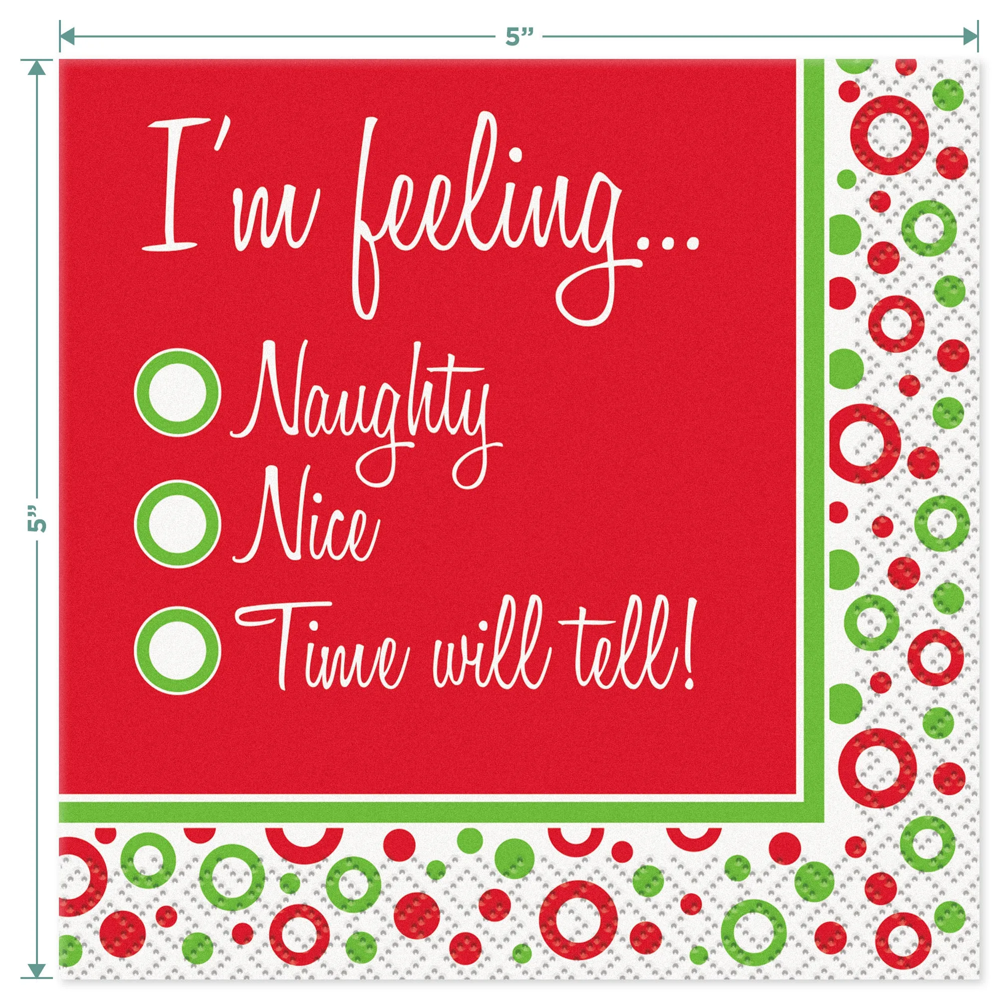 Ugly Sweater Christmas Party Supplies - 4 Sets (Serves 16 Count of Each Design, 64 Total)