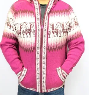 Unisex Alpaca Pink Sweater