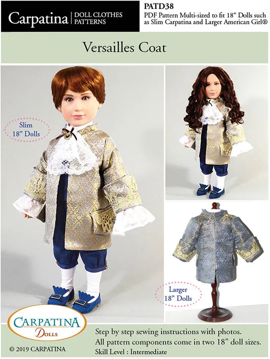 Versailles Coat - Multi-Sized Pattern PDF or Print