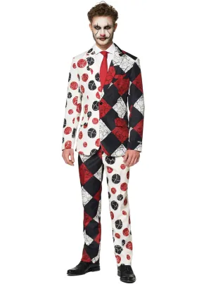 Vintage Clown Mens Deluxe Suitmeister Costume Suit